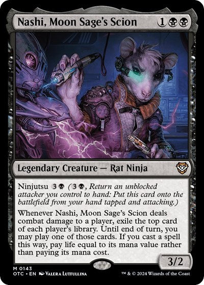 Nashi, Moon Sage's Scion (Commander: Outlaws of Thunder Junction) Light Play