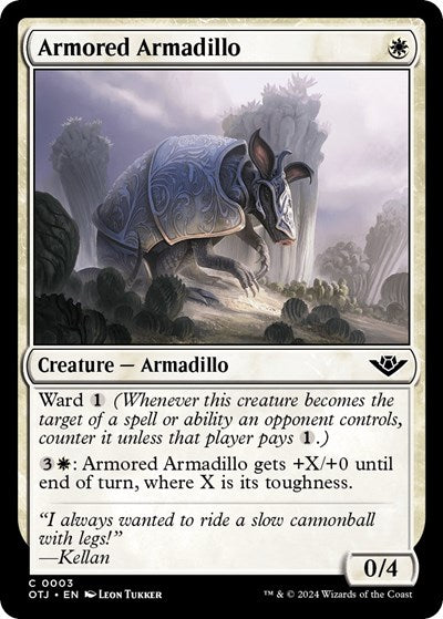 Armored Armadillo (Outlaws of Thunder Junction) Light Play