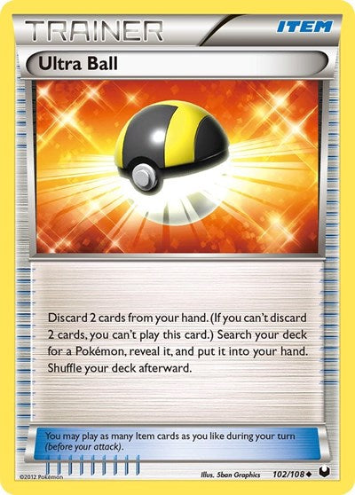 Ultra Ball (Dark Explorers) Medium Play