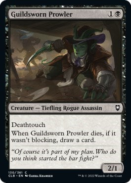 Guildsworn Prowler (Commander Legends: Battle for Baldur's Gate) Light Play Foil