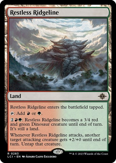 Restless Ridgeline (The Lost Caverns of Ixalan) Light Play