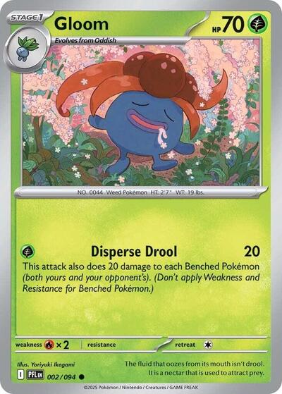 Gloom (ME02: Phantasmal Flames) Light Play Reverse Holofoil