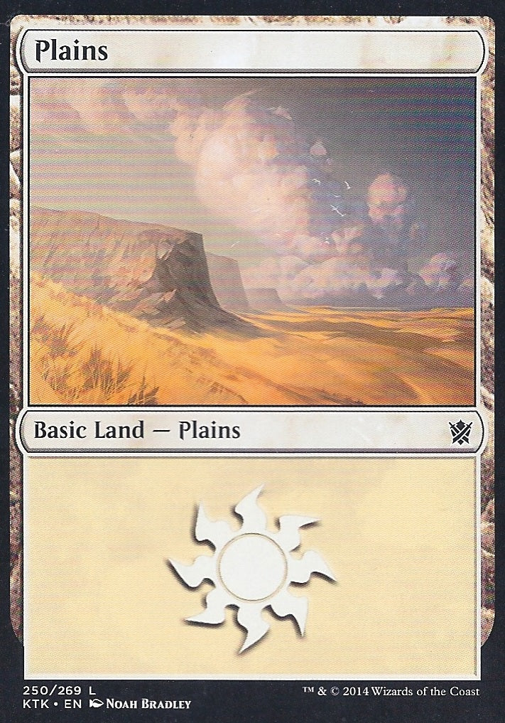 Plains (250) (Khans of Tarkir) Light Play