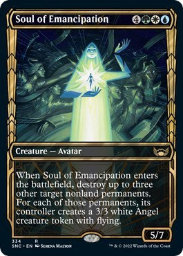 Soul of Emancipation (Showcase) (Streets of New Capenna) Light Play