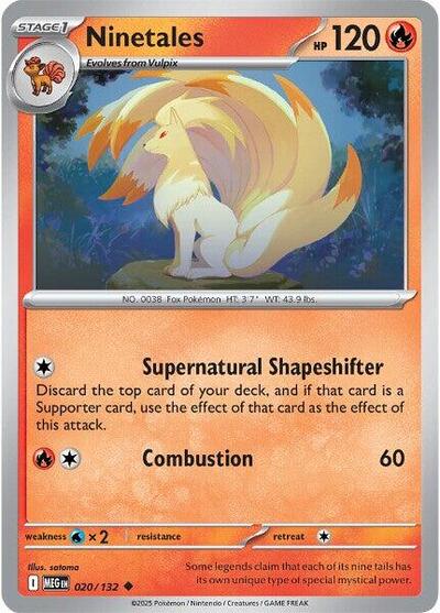 Ninetales (ME01: Mega Evolution) Light Play