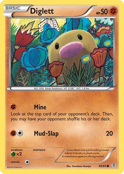 Diglett (Generations) Medium Play