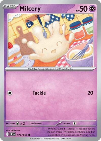Milcery (SV09: Journey Together) Light Play Reverse Holofoil