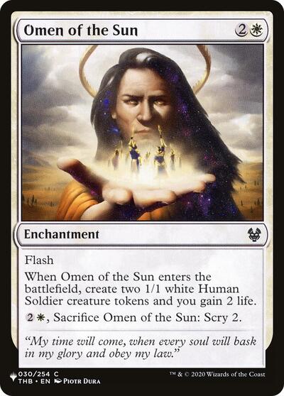 Omen of the Sun (The List) Light Play