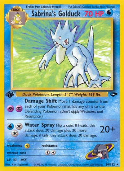 Sabrina's Golduck (Gym Challenge) Medium Play Unlimited