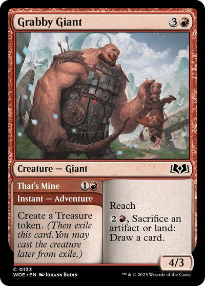 Grabby Giant (Wilds of Eldraine) Light Play