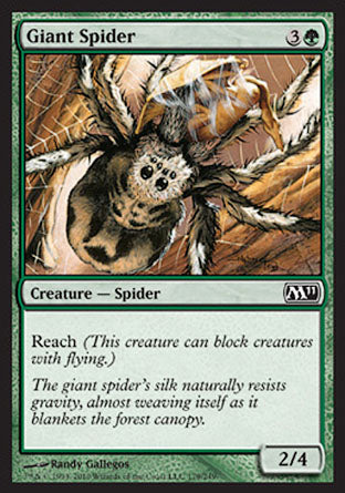 Giant Spider (Magic 2011 Core Set) Light Play