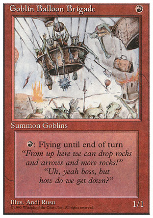 Goblin Balloon Brigade (4th Edition) Medium Play