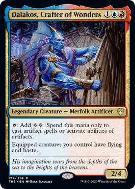Dalakos, Crafter of Wonders (Theros Beyond Death) Light Play Foil
