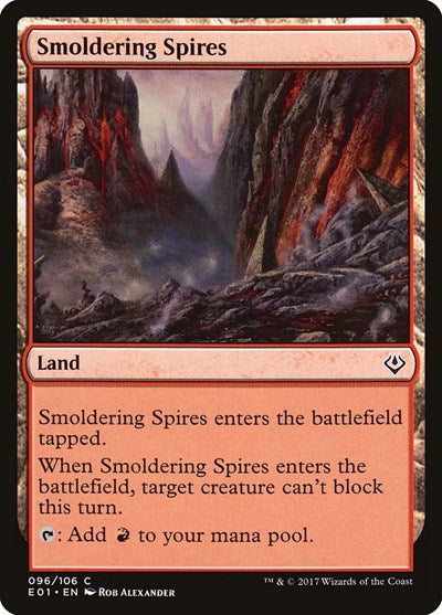 Smoldering Spires (Archenemy: Nicol Bolas) Light Play