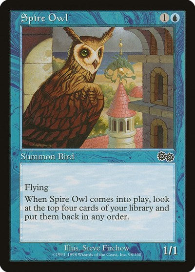 Spire Owl (Urza's Saga) Light Play