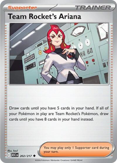 Team Rocket's Ariana (ME: Ascended Heroes) Light Play