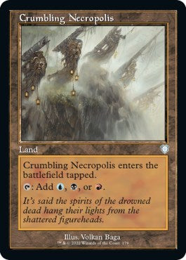 Crumbling Necropolis (Commander: The Brothers' War) Light Play
