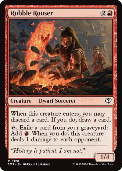 Rubble Rouser (Secrets of Strixhaven) Light Play