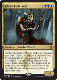 Kheru Lich Lord (Khans of Tarkir) Heavy Play