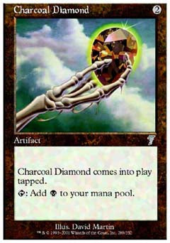 Charcoal Diamond (7th Edition) Light Play