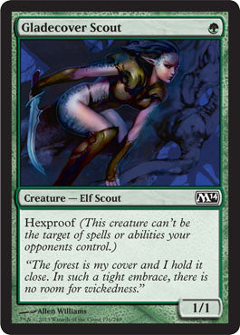 Gladecover Scout (Magic 2014 Core Set) Light Play