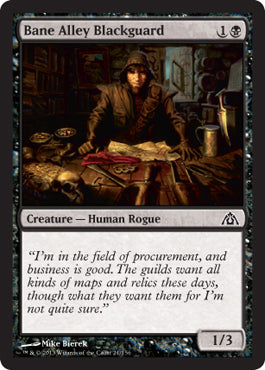 Bane Alley Blackguard (Dragon's Maze) Light Play Foil