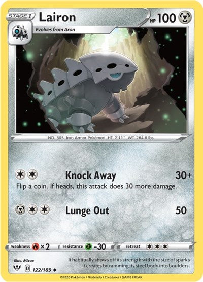 Lairon (SWSH03: Darkness Ablaze) Light Play