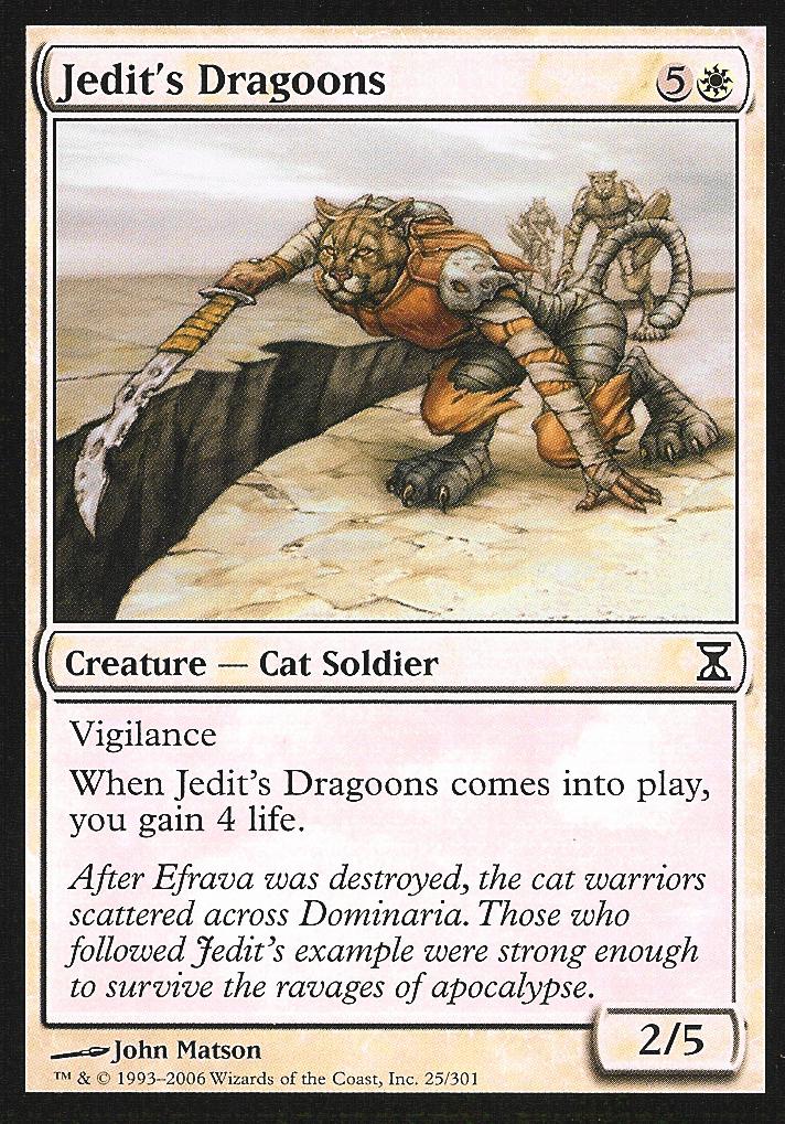 Jedit's Dragoons (Time Spiral) Medium Play