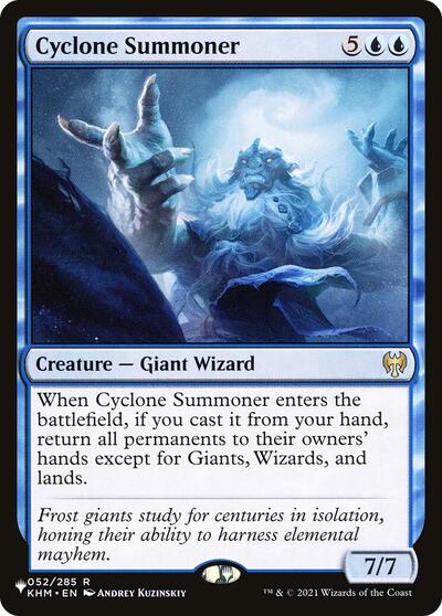 Cyclone Summoner (The List) Light Play