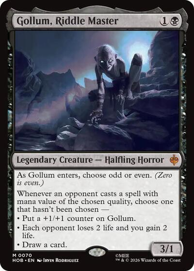 Gollum, Riddle Master (The Hobbit) Light Play
