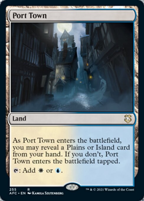 Port Town (Commander 2021 Forgotten Realms) Light Play