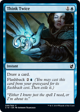 Think Twice (Commander 2019) Light Play