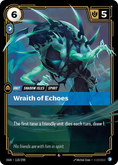Wraith of Echoes (Origins) Light Play Foil
