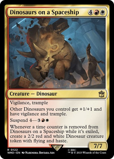 Dinosaurs on a Spaceship (Universes Beyond: Doctor Who) Light Play
