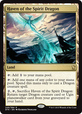 Haven of the Spirit Dragon (Dragons of Tarkir) Damaged / Poor