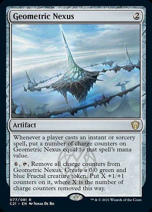 Geometric Nexus (Commander 2021 Strixhaven) Light Play