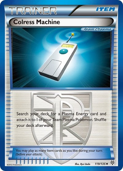 Colress Machine (Team Plasma) (Plasma Storm) Heavy Play