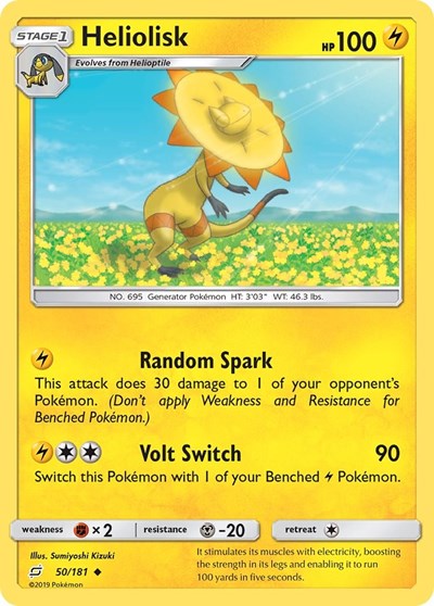 Heliolisk (SM - Team Up) Light Play