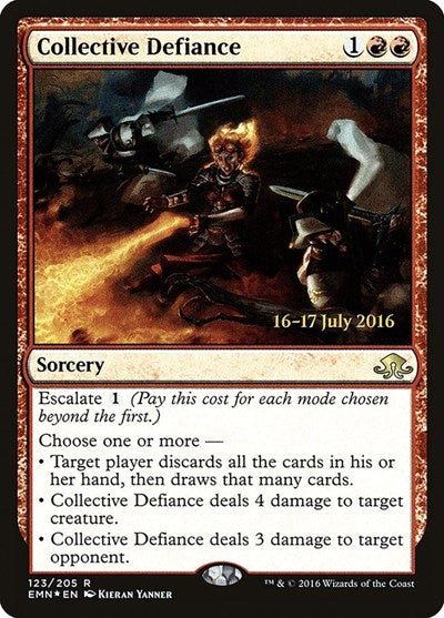Collective Defiance (Promos: Prerelease Cards) Light Play Foil