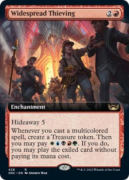 Widespread Thieving (Extended Art) (Streets of New Capenna) Light Play