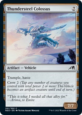 Thundersteel Colossus (Kamigawa: Neon Dynasty) Light Play