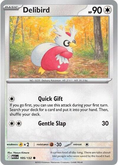 Delibird - 105 (ME01: Mega Evolution) Light Play