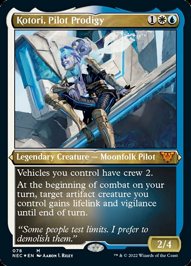Kotori, Pilot Prodigy (78) (Commander: Kamigawa: Neon Dynasty) Light Play
