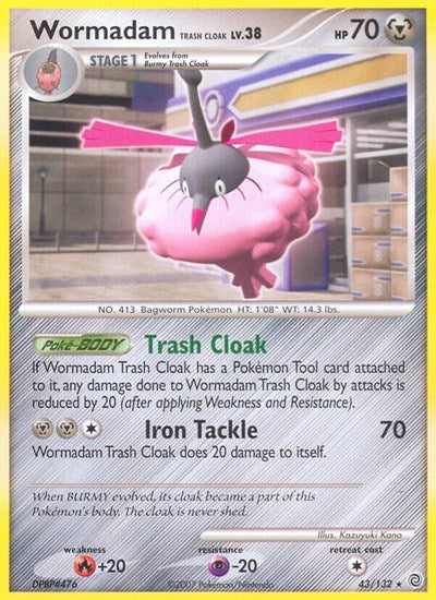 Wormadam Trash Cloak (Secret Wonders) Medium Play