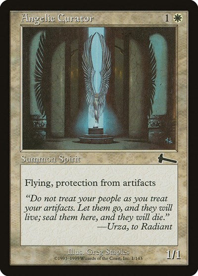 Angelic Curator (Urza's Legacy) Light Play