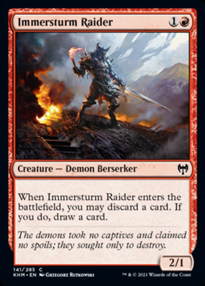 Immersturm Raider (Kaldheim) Light Play Foil