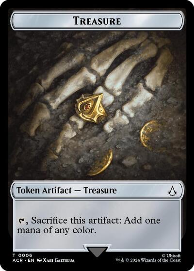 Treasure Token (Universes Beyond: Assassin's Creed) Light Play