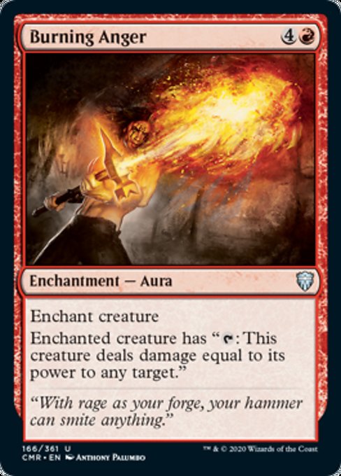 Burning Anger (Commander Legends) Light Play