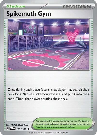 Spikemuth Gym (SV10: Destined Rivals) Light Play Reverse Holofoil
