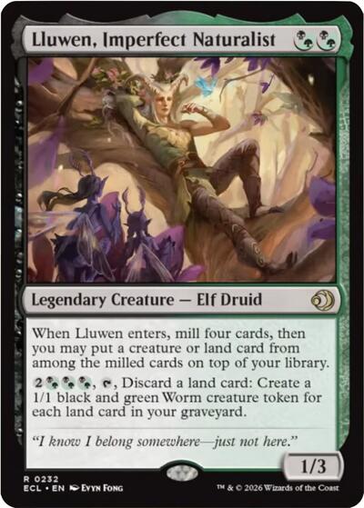 Lluwen, Imperfect Naturalist (Lorwyn Eclipsed) Light Play